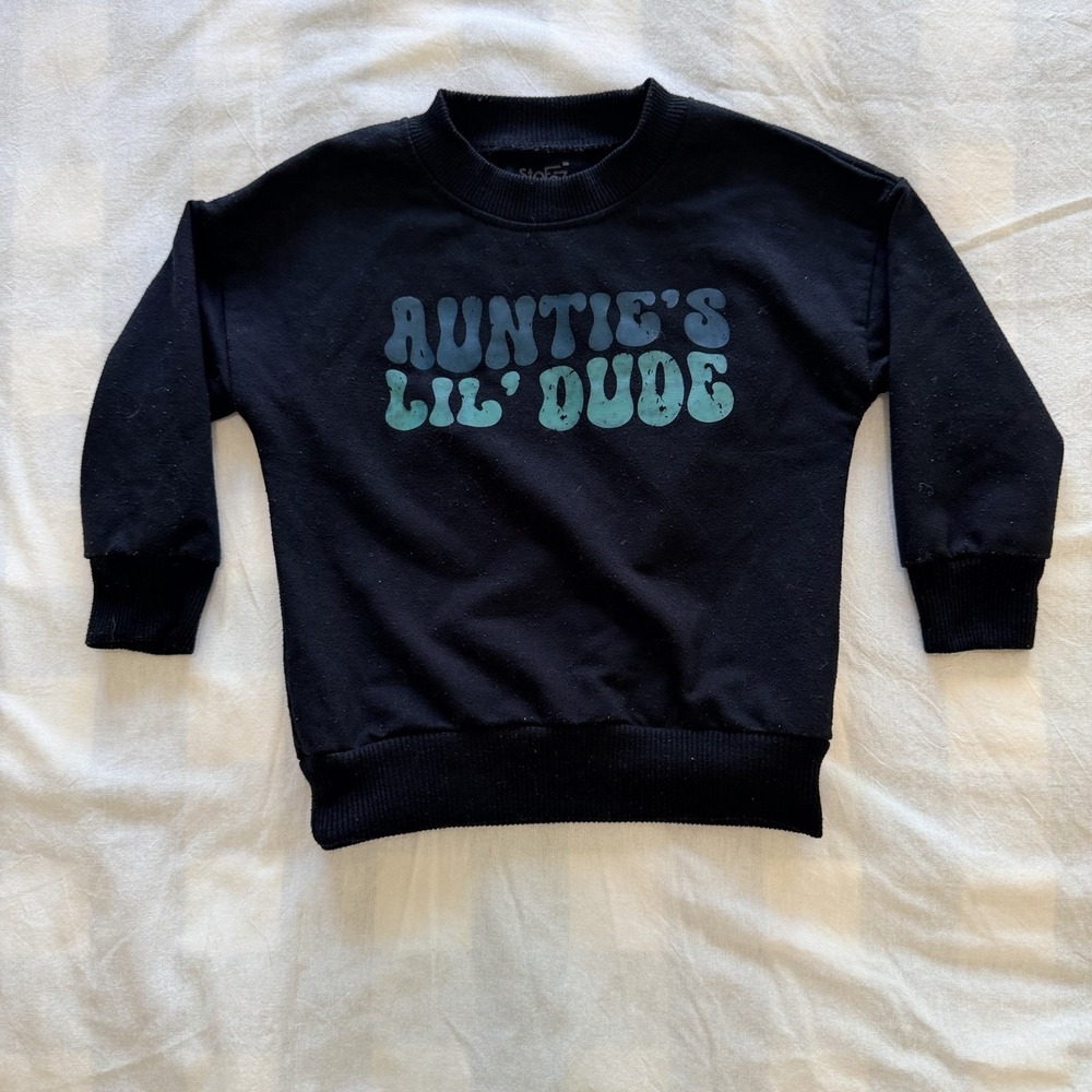 StaFaz Aunties Lil Dude Sweatshirt For Boys Size 3T